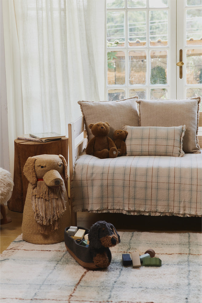 MANTA INFANTIL HANDLOOM BLUE SAGE
