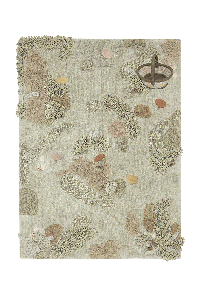 Melody Jane Puppenhaus-Teppich – Selbstklebend, Braun, 48x33 Cm | Miniatur-Gartenzubehör