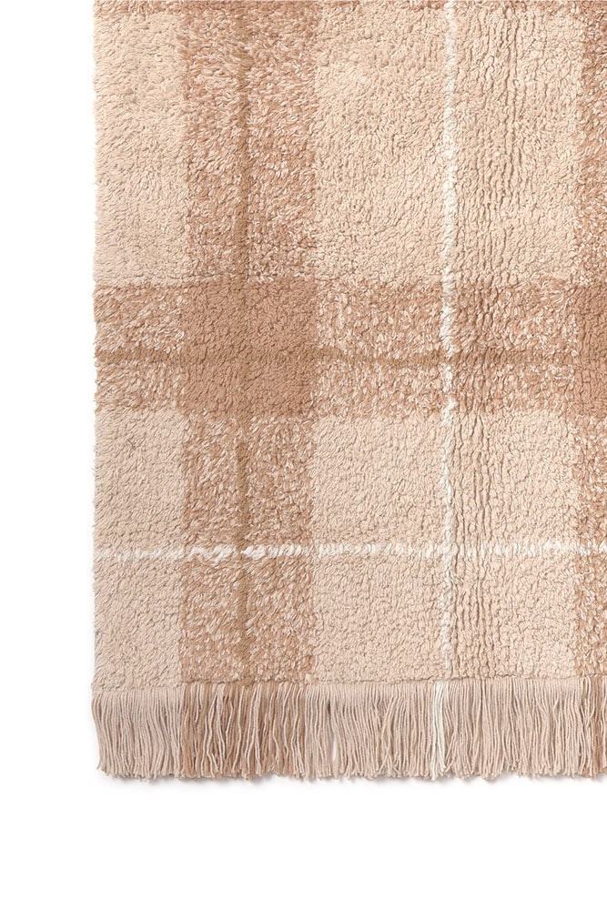 ALFOMBRA LAVABLE TARTAN ROSE