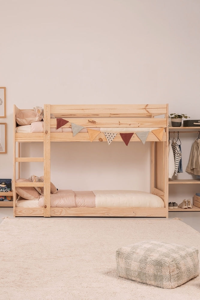 Pouf Vichy Blue Sage