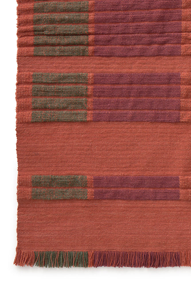 TAPPETO HANDLOOM COLUMNS SIENNA