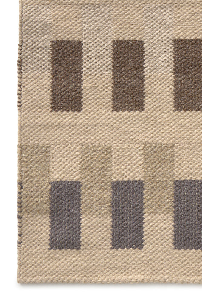 TAPIS HANDLOOM INTERSECTING NATURAL