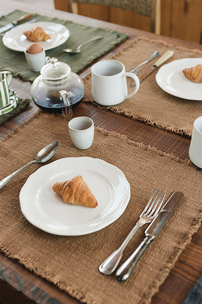 Handloom Placemats Ochre (Set of 2)