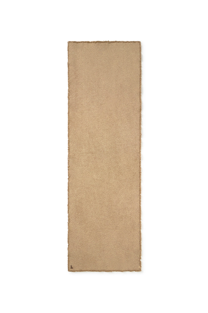 STONEWASHED TABLE RUNNER OCHRE