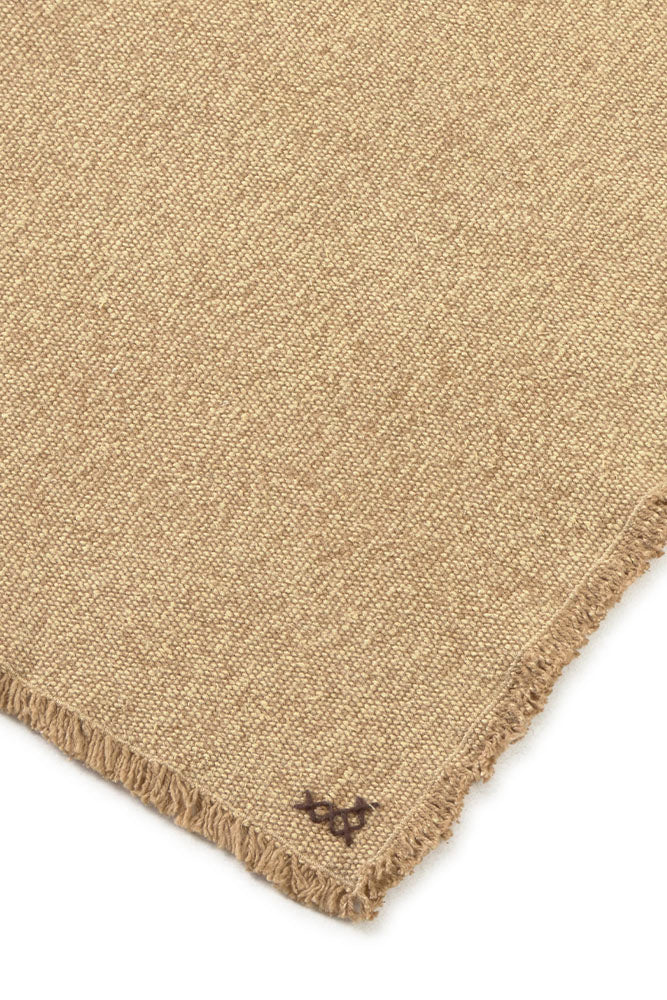 STONEWASHED TABLE RUNNER OCHRE