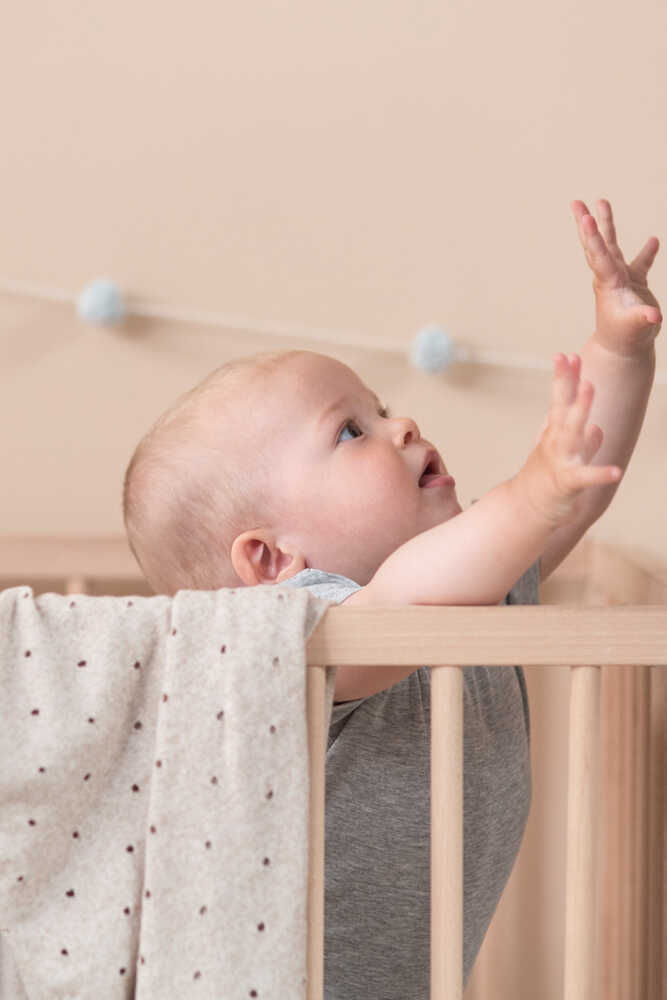 BABY BLANKET BISCUIT DUNE WHITE Lorena Canals