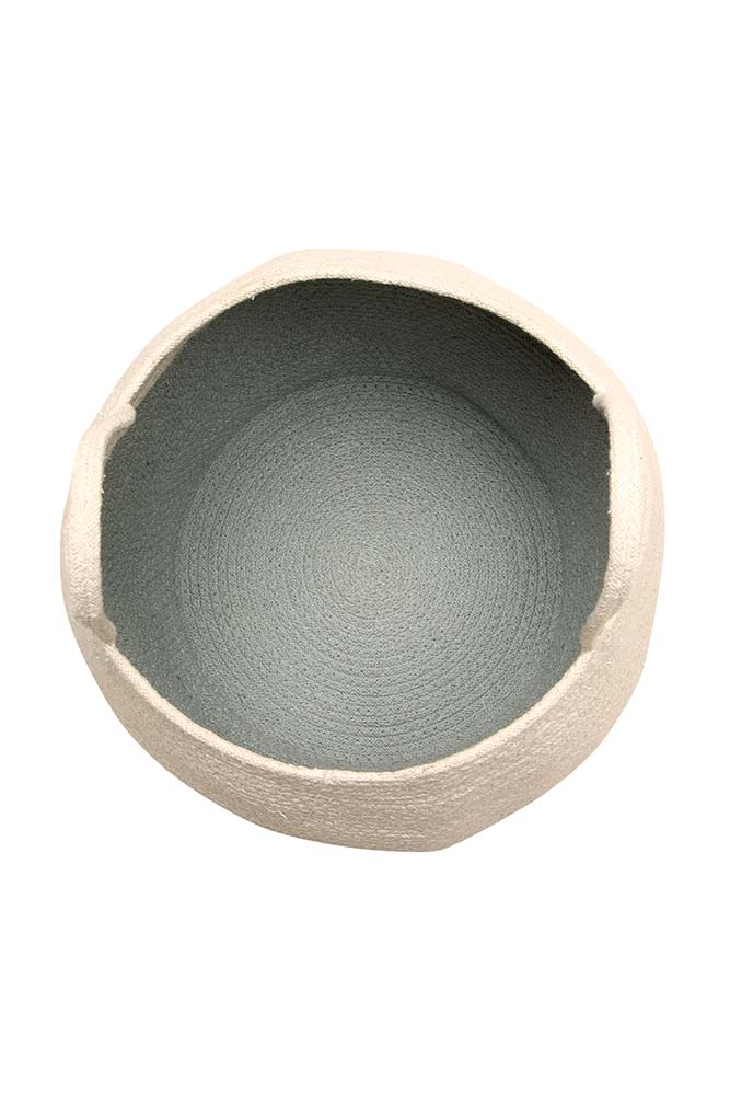 BASKET ZOCO VINTAGE BLUE-NATURAL Lorena Canals