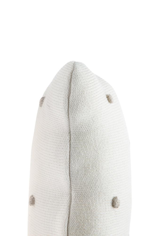 KNITTED CUSHION BISCUIT IVORY Lorena Canals