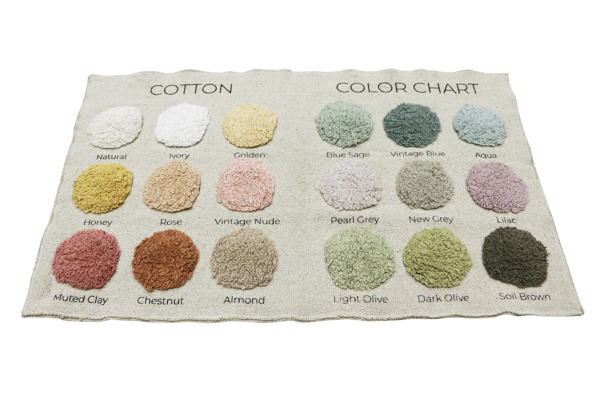 SAMPLES CUSTOM RUGS - COTTON Lorena Canals