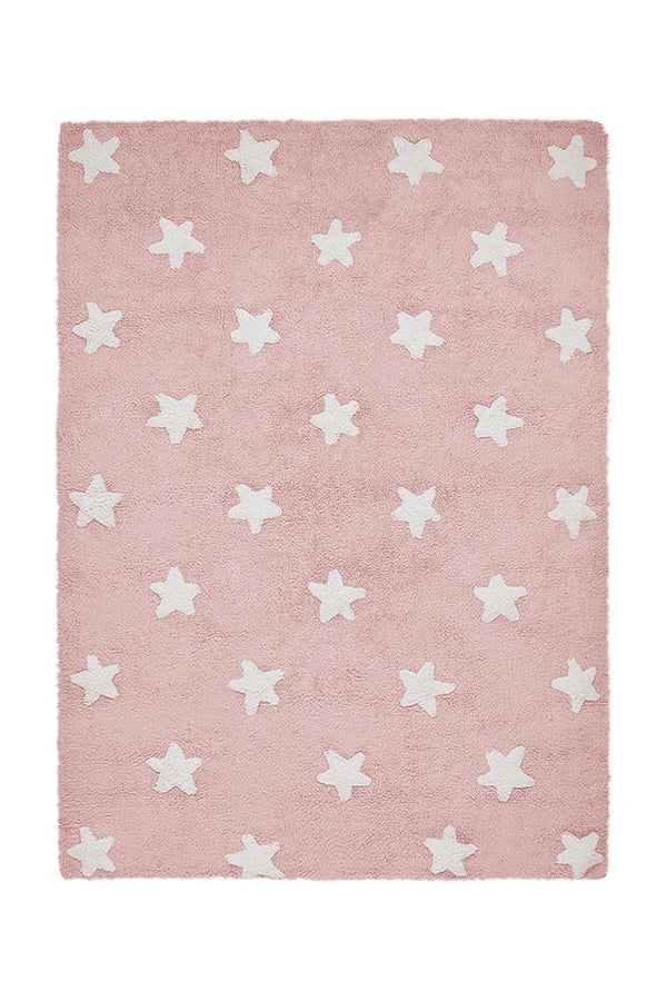 ALFOMBRA LAVABLE STARS PINK