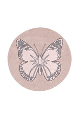 WASHABLE RUG BUTTERFLY