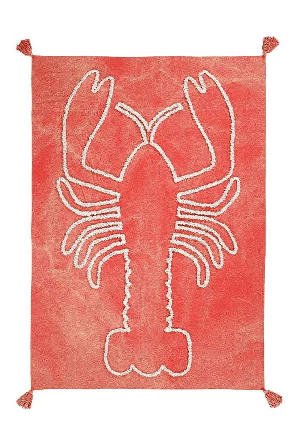 WALL HANGING GIANT LOBSTER BRICK RED