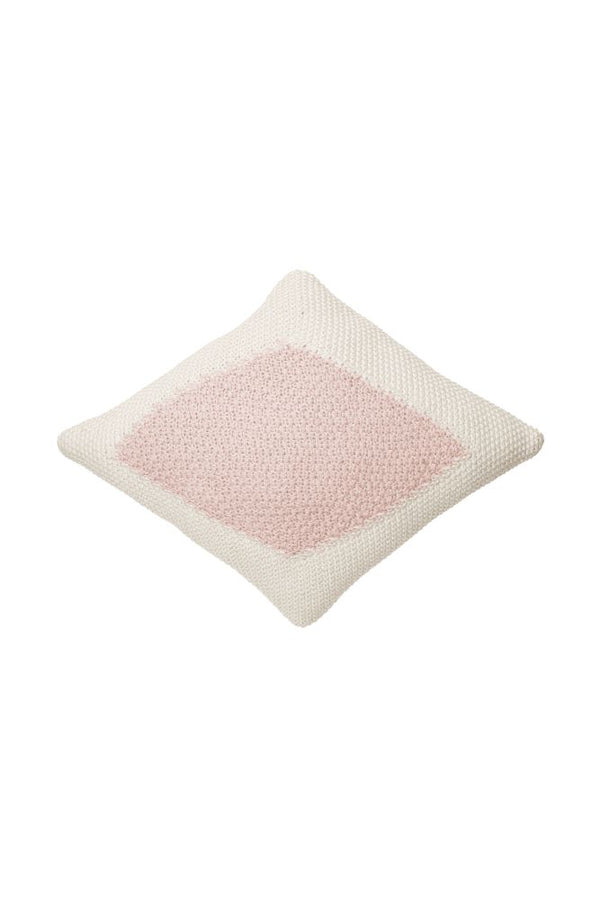 KNITTED CUSHION CANDY VANILLA - PINK