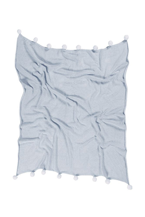 BABY BLANKET BUBBLY SOFT BLUE