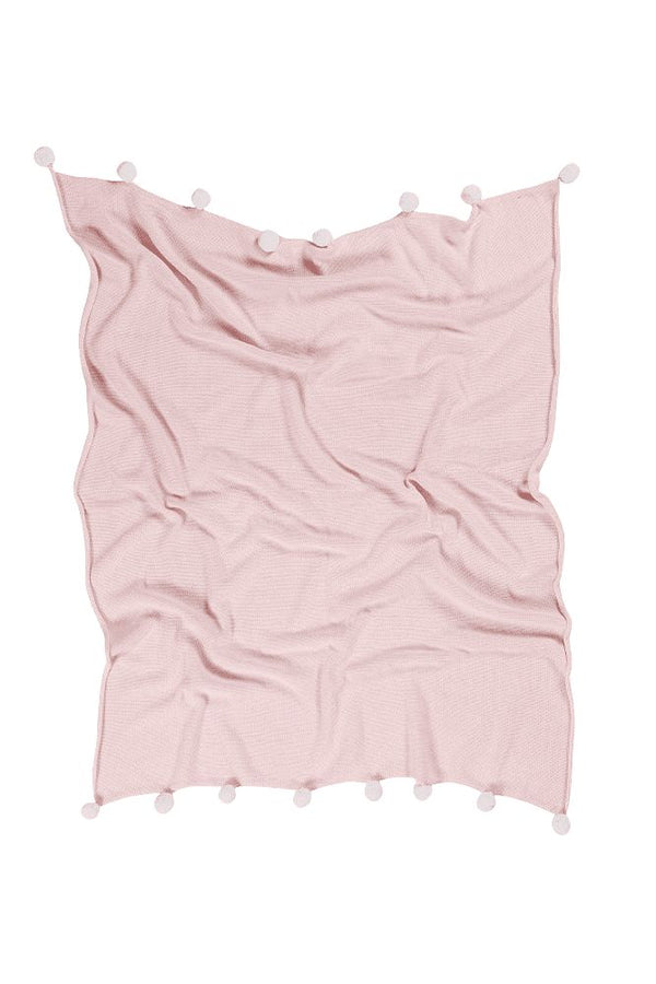 BABY BLANKET BUBBLY SOFT PINK