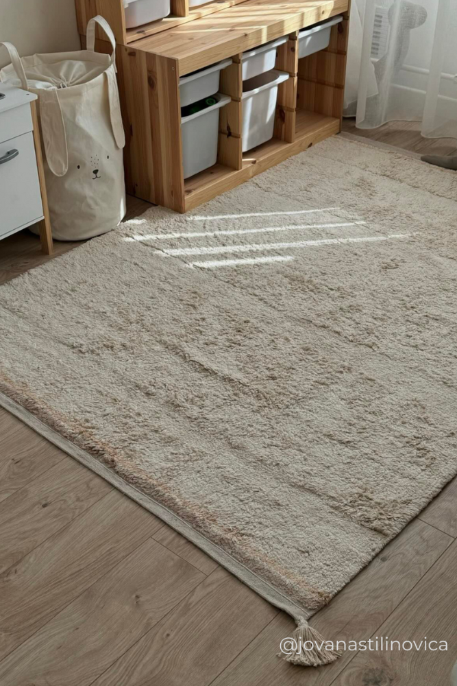 TAPIS LAVABLE BLOOM NATURAL