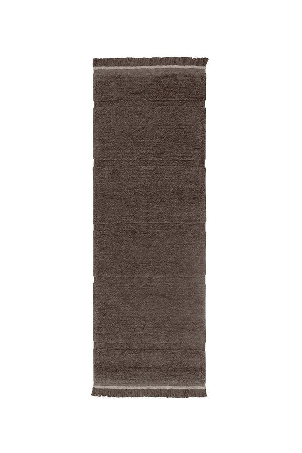 WOOLABLE RUNNER RUG STEPPE - SHEEP BROWN