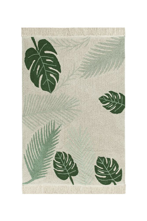 TAPIS LAVABLE TROPICAL GREEN