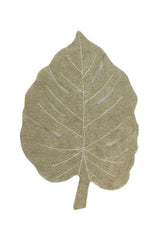 ALFOMBRA LAVABLE MONSTERA OLIVE