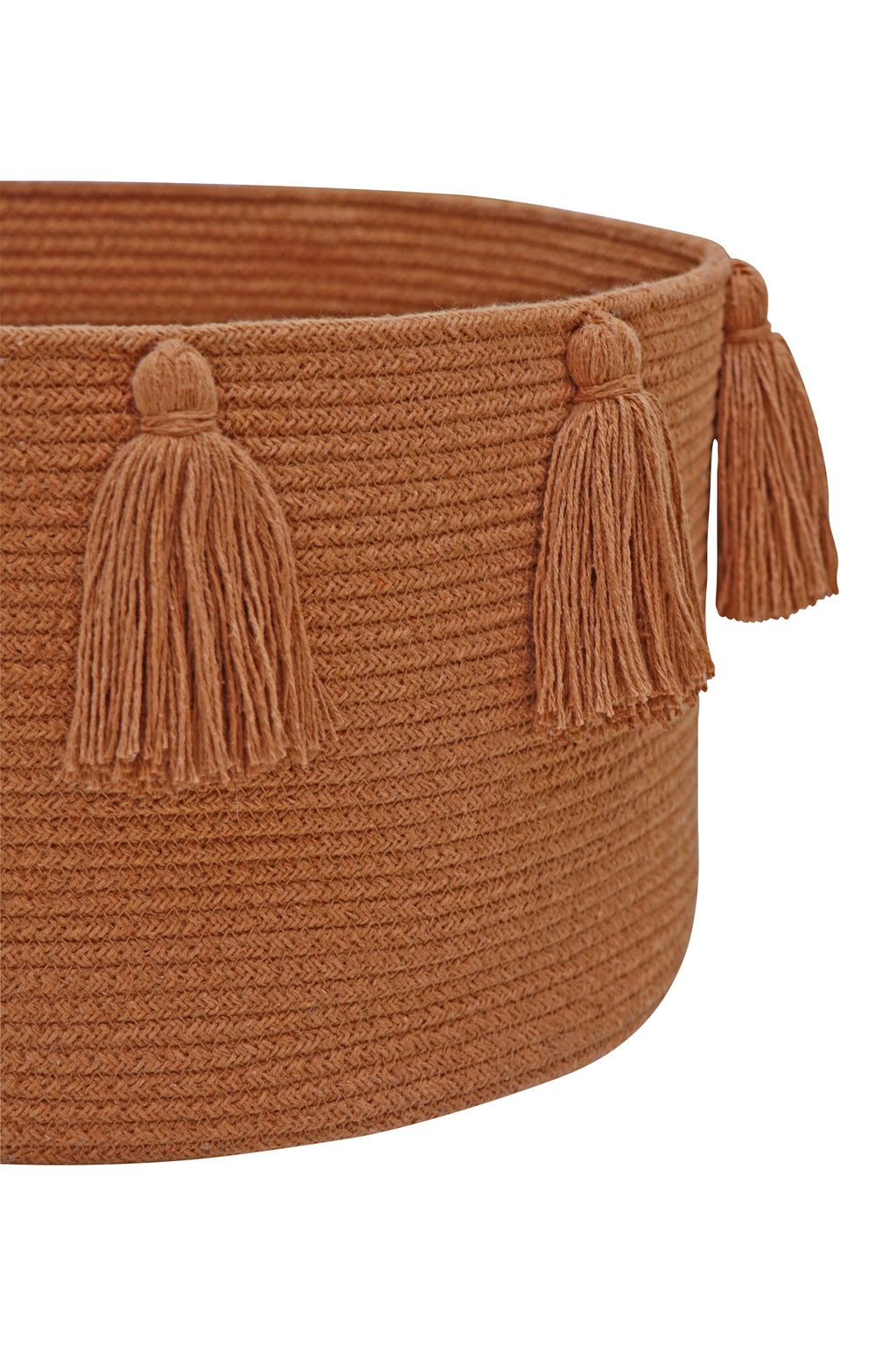 CESTINO NEW TASSELS CHESTNUT