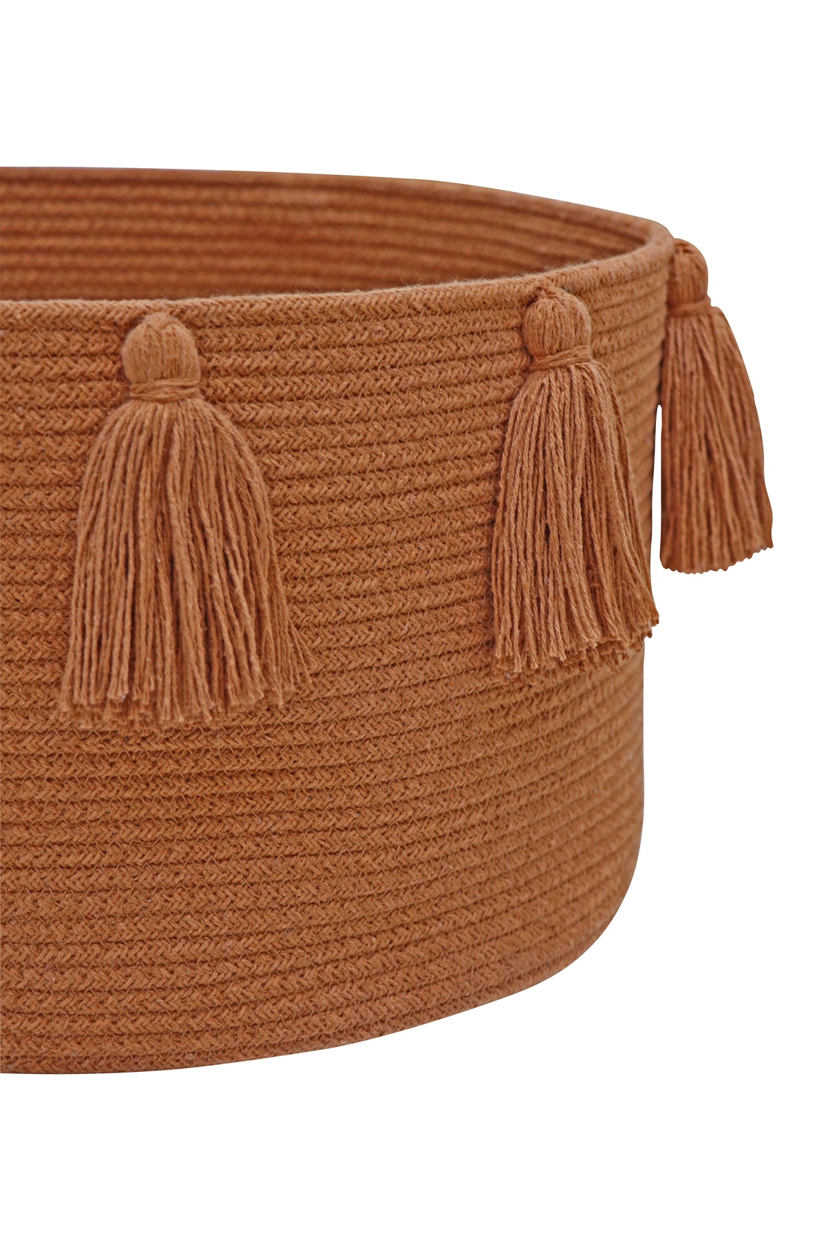 CESTINO NEW TASSELS CHESTNUT