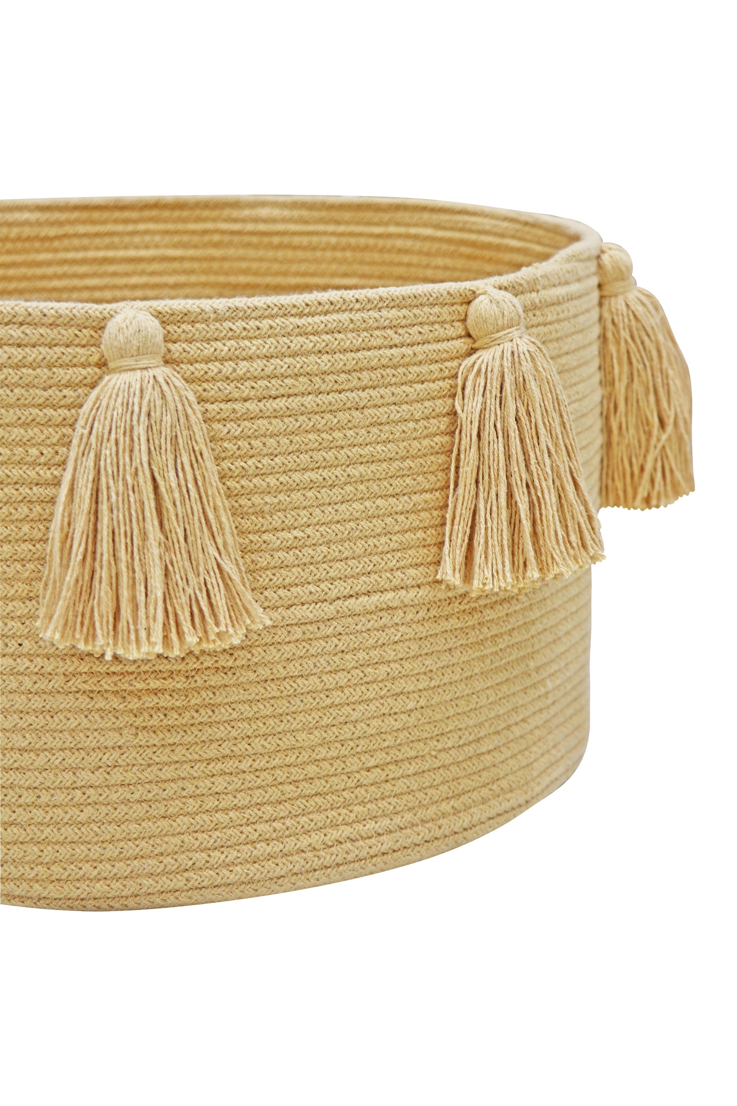 PANIER TASSELS HONEY