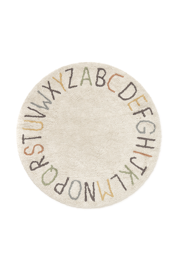 TAPPETO LAVABILE ABC COLOR AND LETTERS