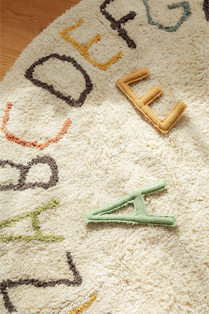 WASHABLE PLAY RUG ABC COLOR AND LETTERS – Lorena Canals