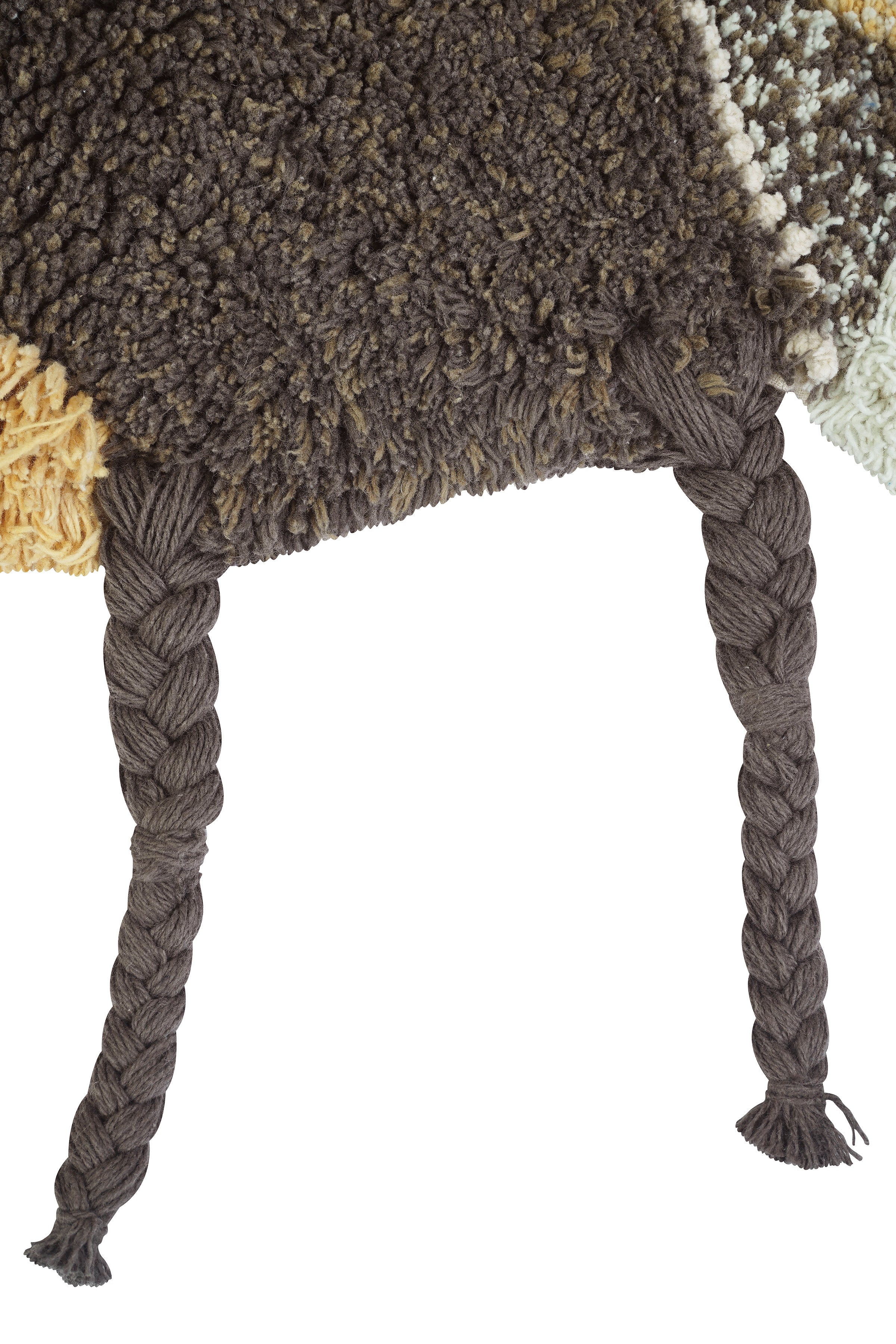 Tapis Lavable Bee Pour Enfant - Coton Doux - Motif Miel Et Gris - Dimensions 115 X 150 Cm - Lorena Canals - 9