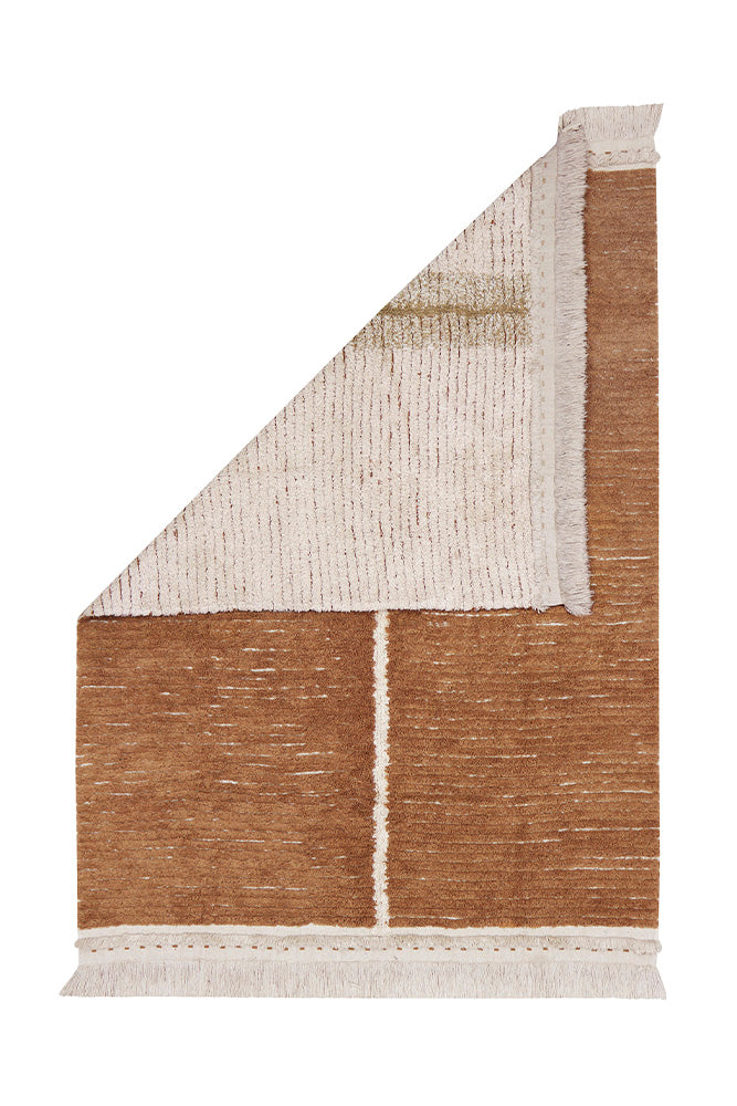 TAPPETO LAVABILE REVERSIBILE DUETTO TOFFEE