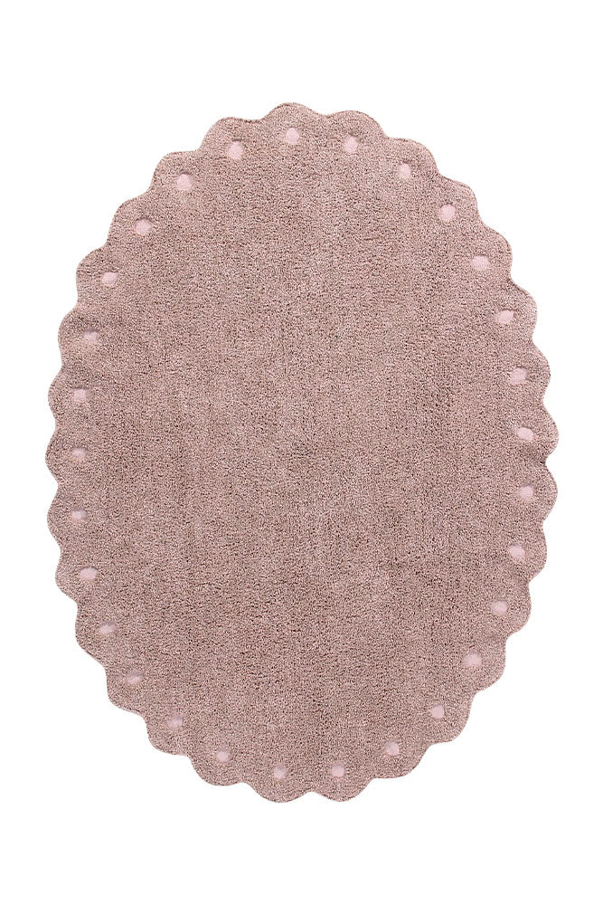 WASHABLE RUG PINE CONE VINTAGE NUDE