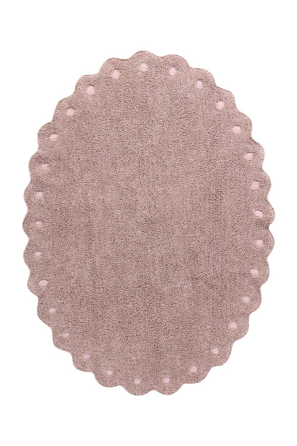WASHABLE RUG PINE CONE VINTAGE NUDE