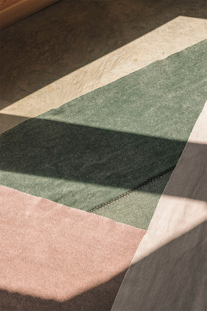 TAPPETO STONEWASHED DUCK GREEN