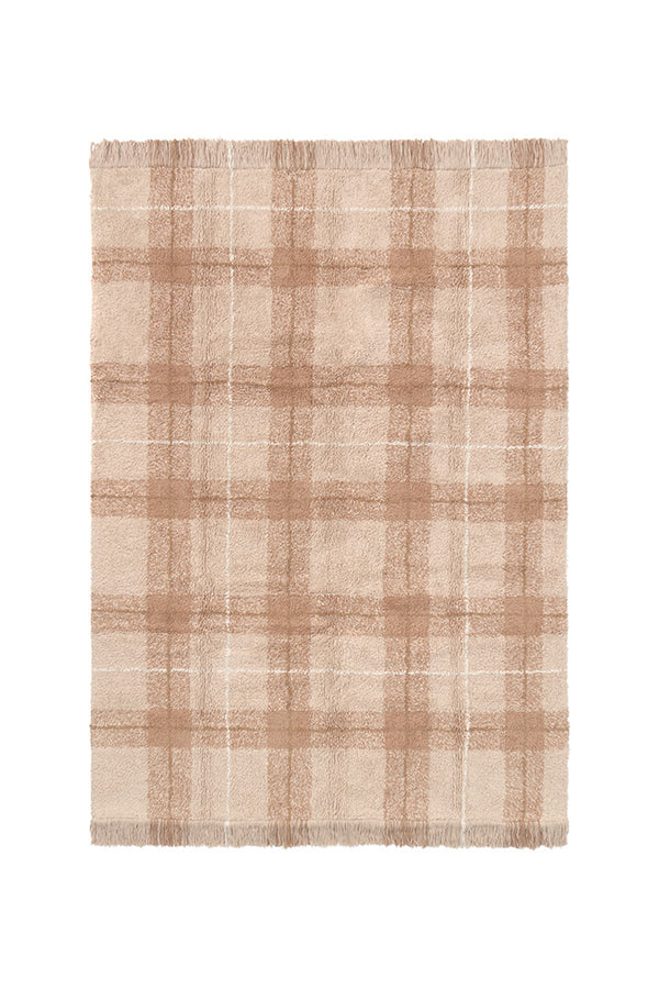 ALFOMBRA LAVABLE TARTAN ROSE