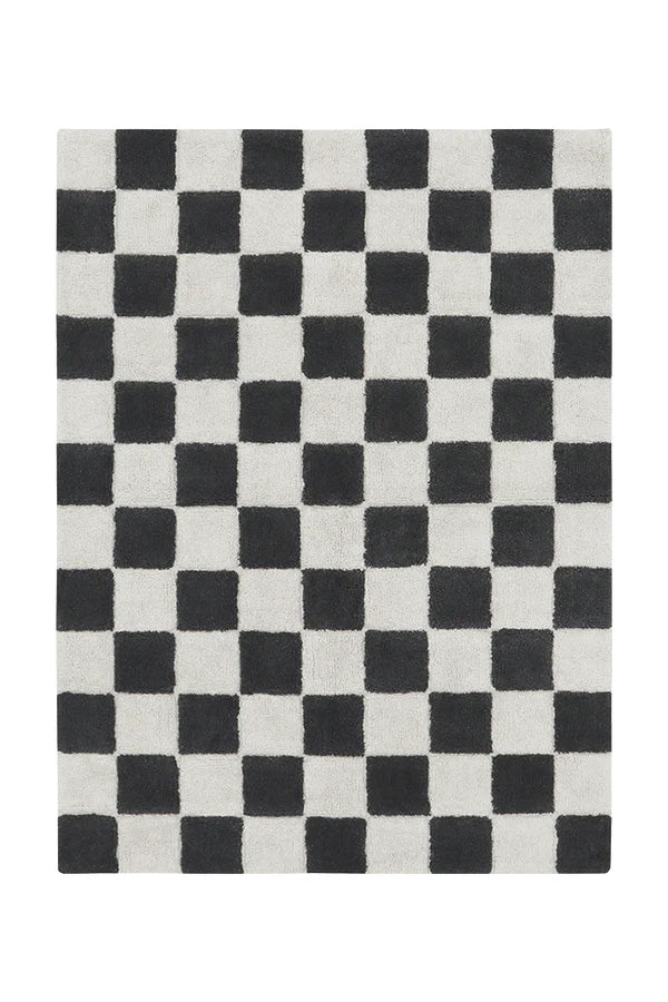 Alfombra Lavable Kitchen Tiles Dark Grey