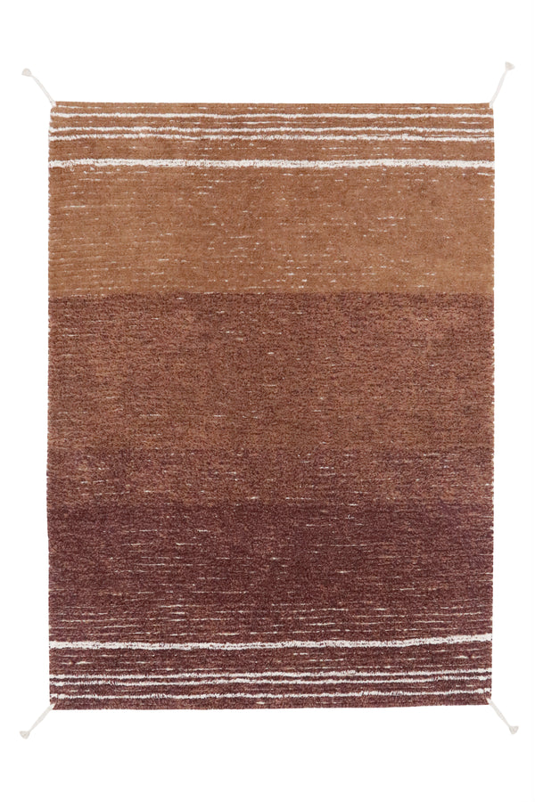 REVERSIBLE WASHABLE RUG TWIN TOFFEE