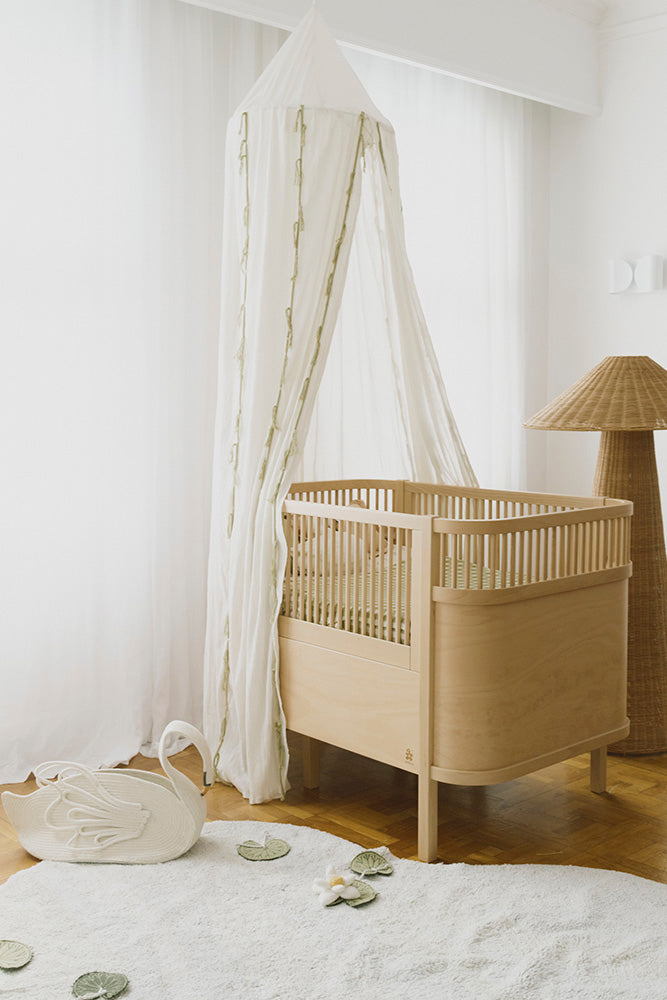 BALDAQUIN CRÊPE SWAN IVORY