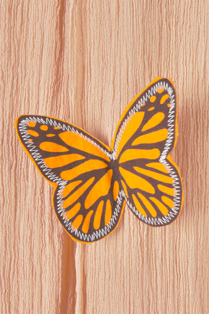 BALDAQUIN CRÊPE SWAN ROSE