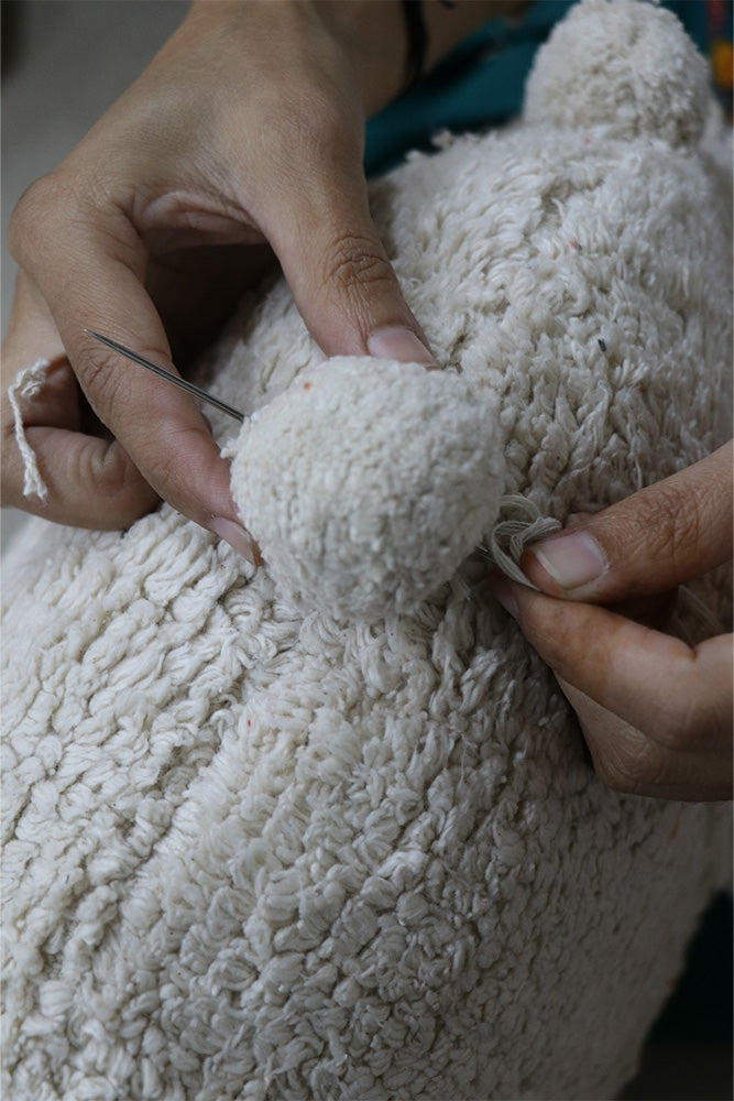 COJÍN DE SUELO BUBBLY NATURAL