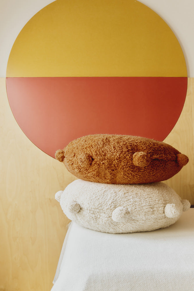 CUSCINO DA PAVIMENTO BUBBLY TERRACOTA