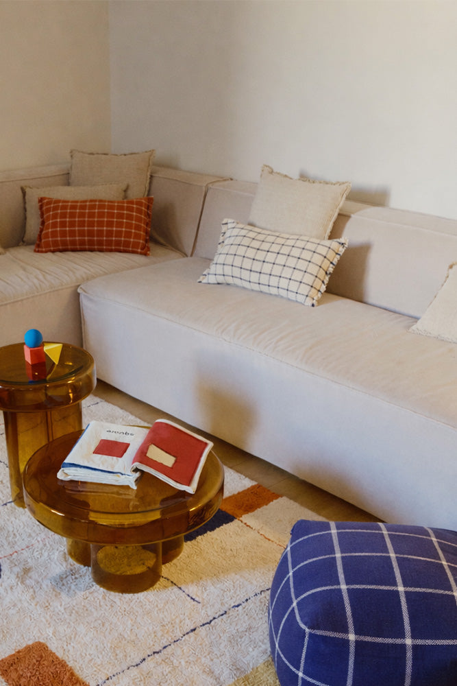 CUSCINO GEO BLOCK NATURAL