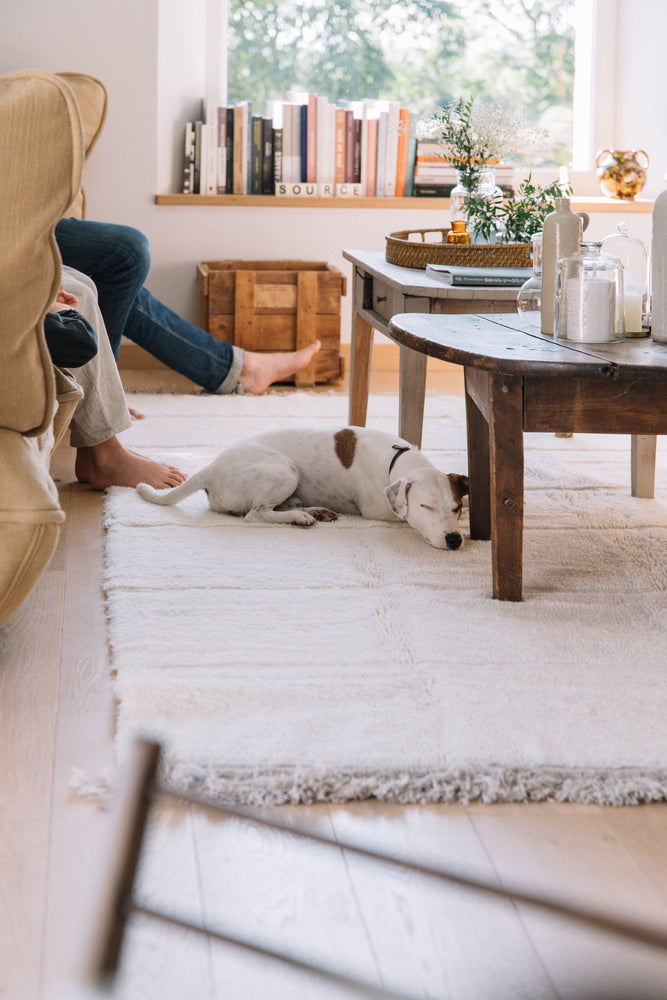 TAPIS WOOLABLE STEPPE - SHEEP WHITE