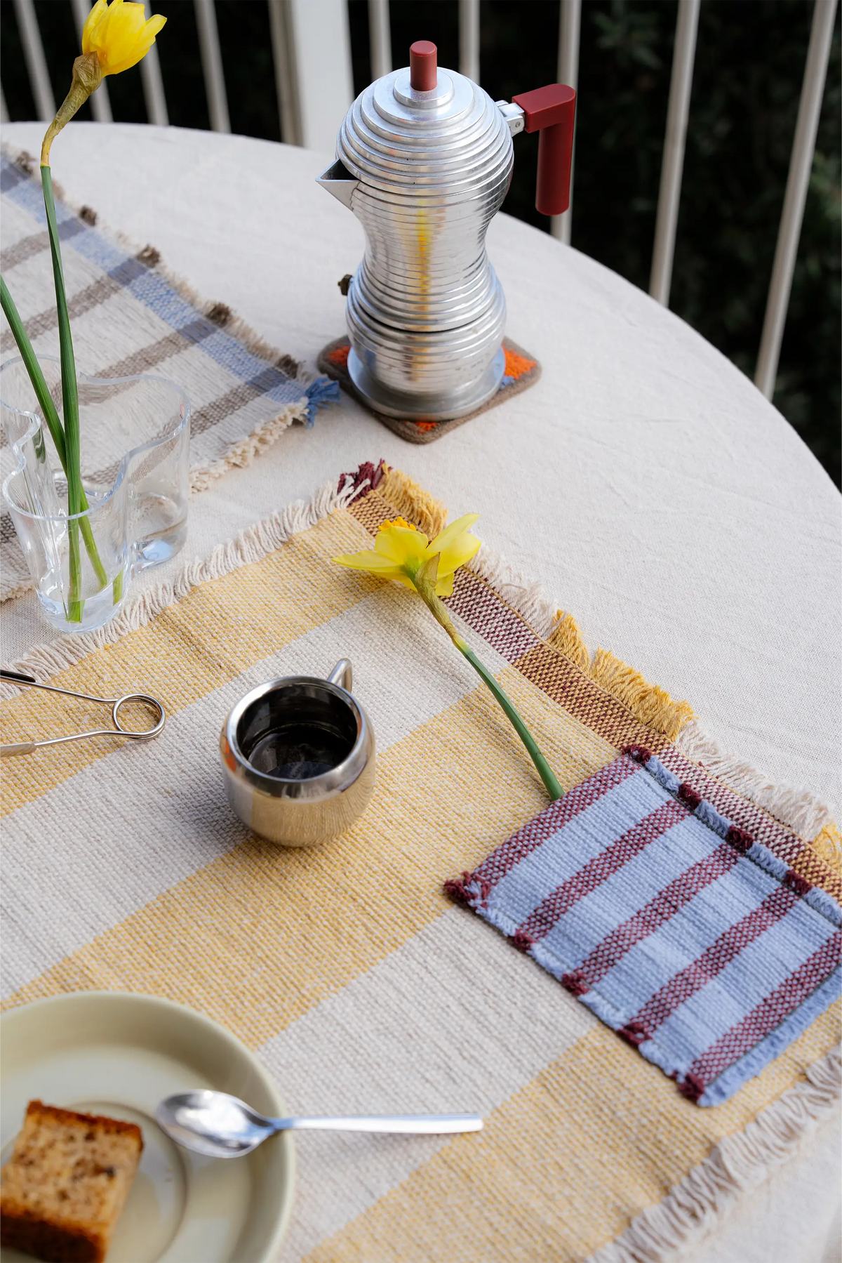 SET OF 2 HANDLOOM PLACEMATS POCKET HONEY