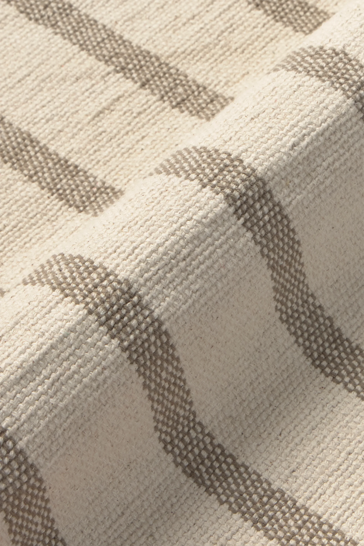 2ER-SET TISCHSETS handloom MIT TASCHE SOIL BROWN