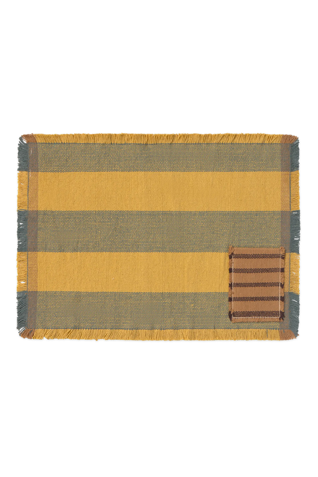 SET DA 2 TOVAGLIETTE HANDLOOM CON TASCA TERRAZO