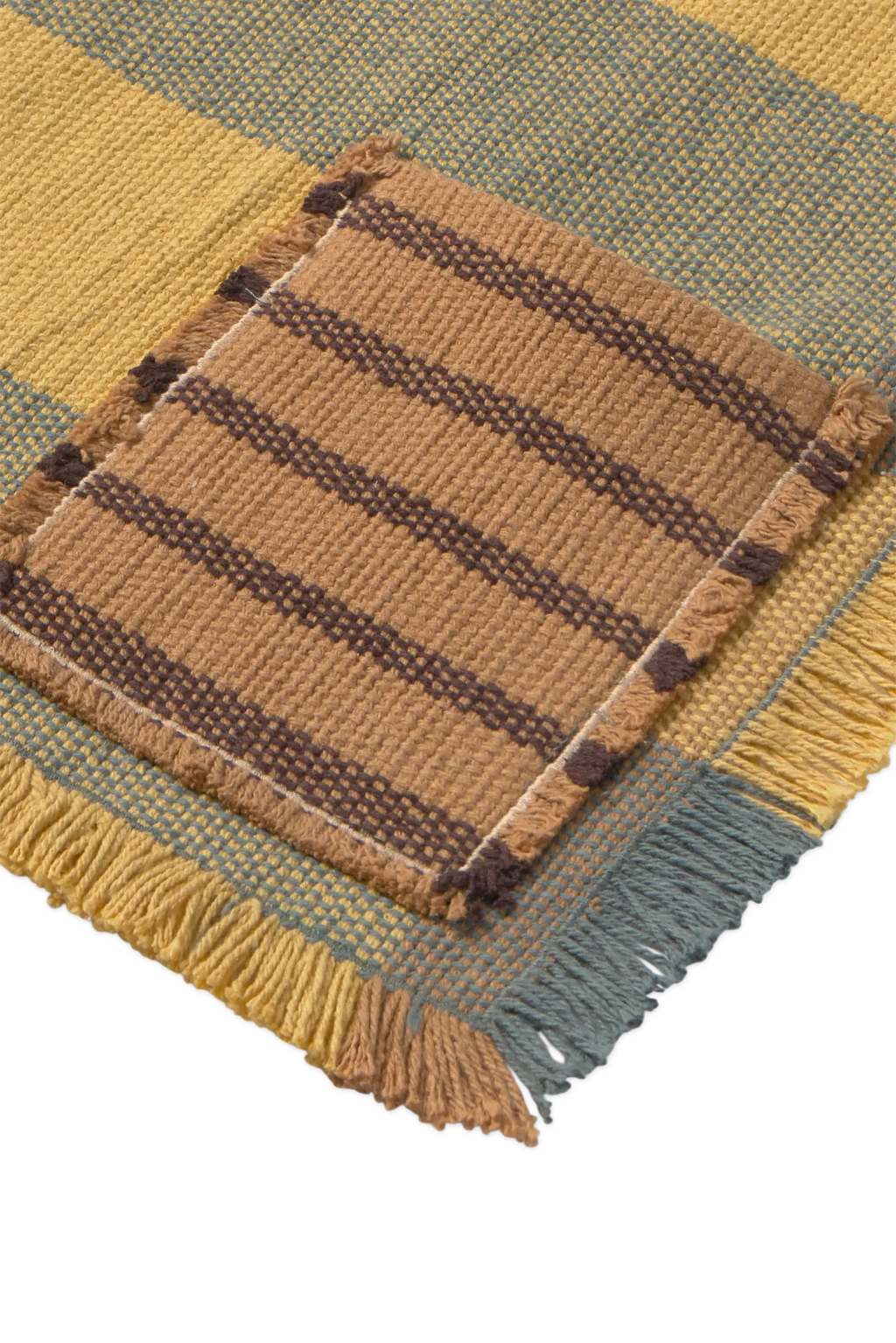 SET DA 2 TOVAGLIETTE HANDLOOM CON TASCA TERRAZO
