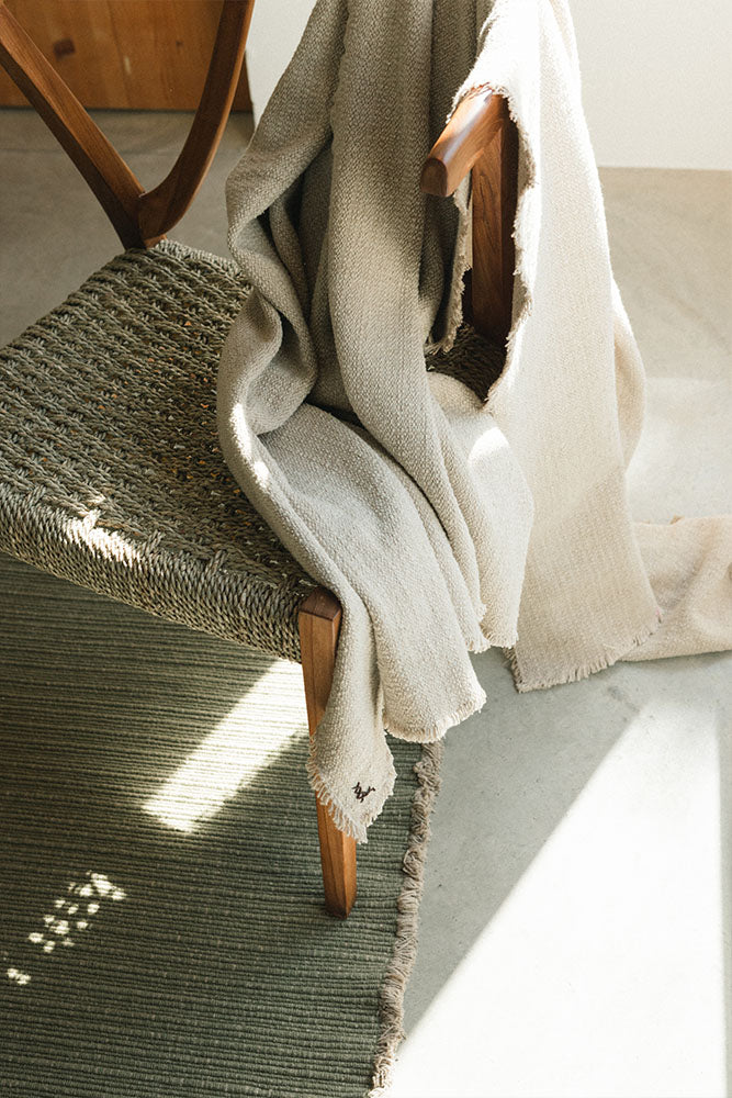 PLAID HANDLOOM NATURAL