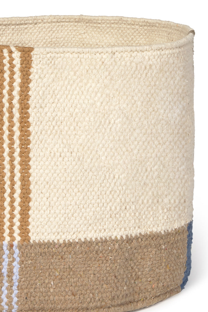 CESTA PEQUEÑA HANDLOOM NOPAL