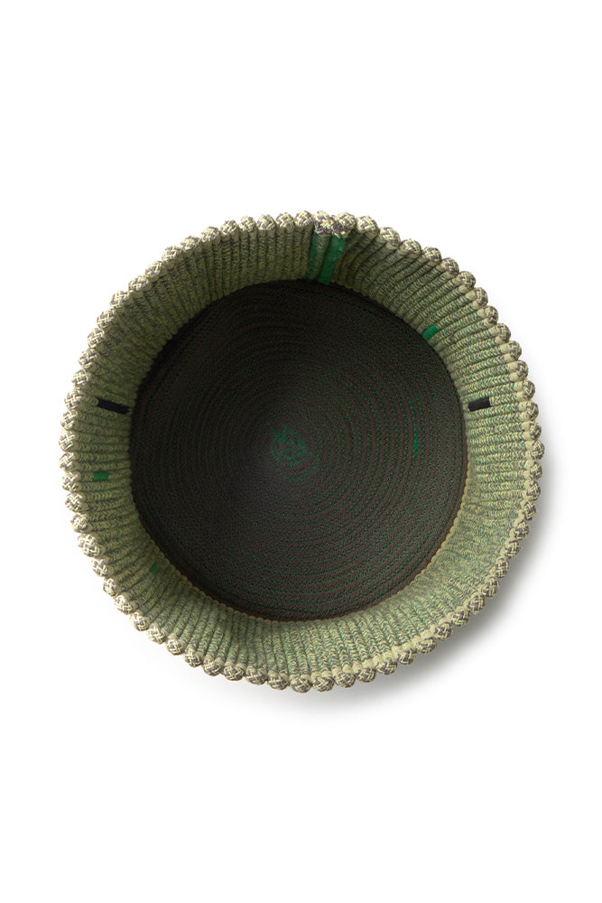 HANDLOOM BASKET VERTICAL MONSTERA