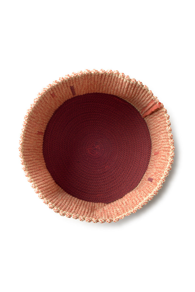 HANDLOOM KORB VERTICAL TERRACOTA